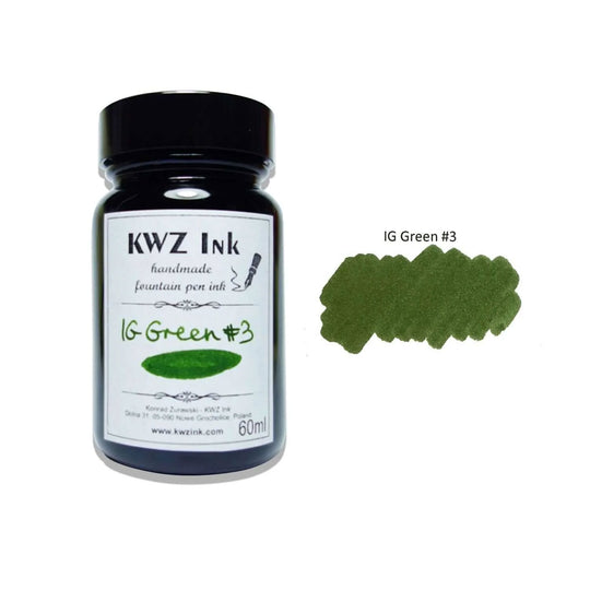 KWZ Iron Gall Green #3 Ink Bottle - 60ml