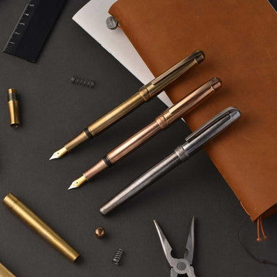 Laban Antique Fountain Pen - Rosegold 3