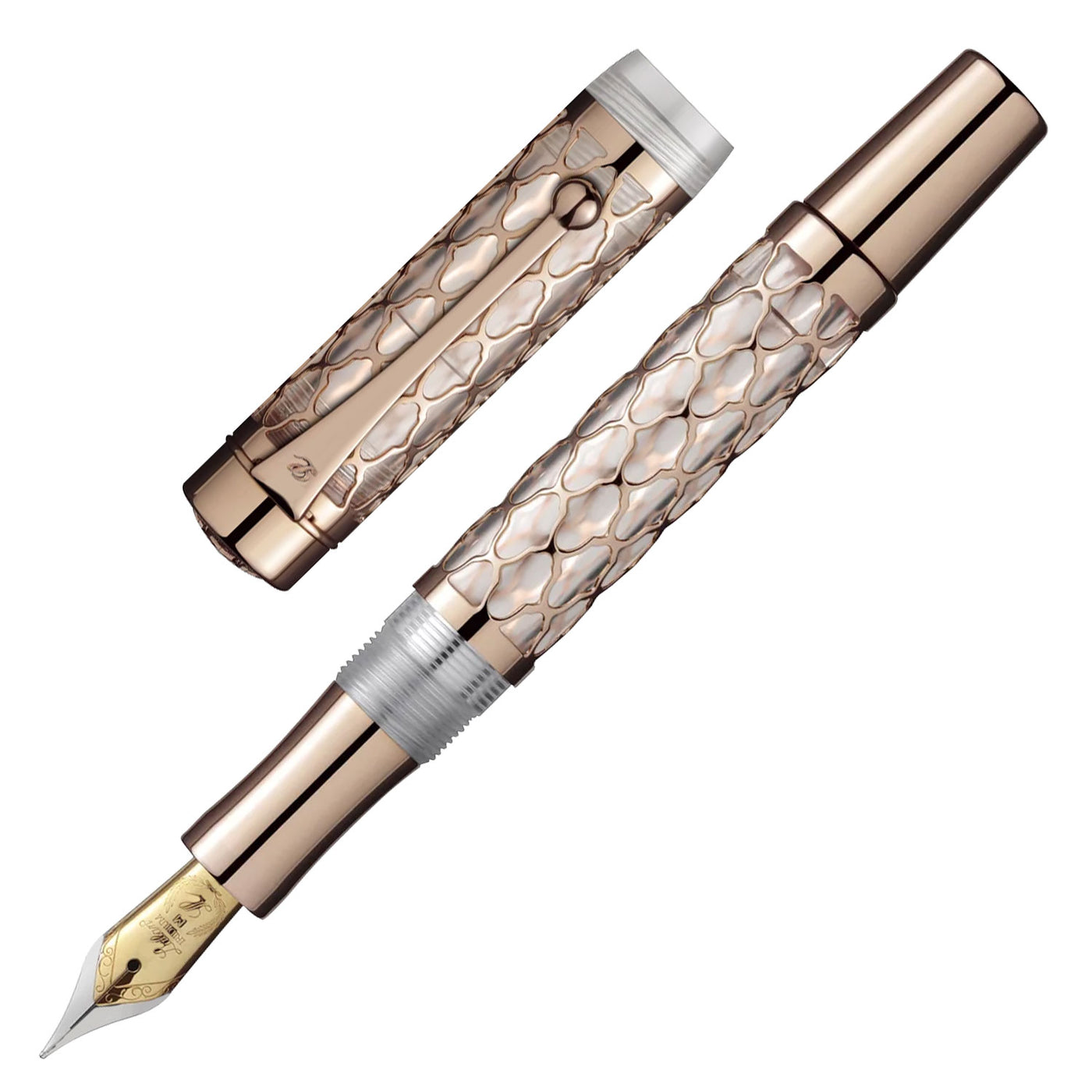 Laban Flora Fountain Pen - Rosegold 1