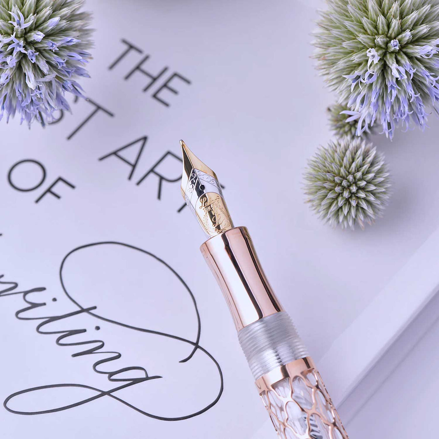 Laban Flora Fountain Pen - Rosegold 3