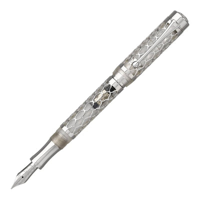 Laban Flora Fountain Pen - Silver 1