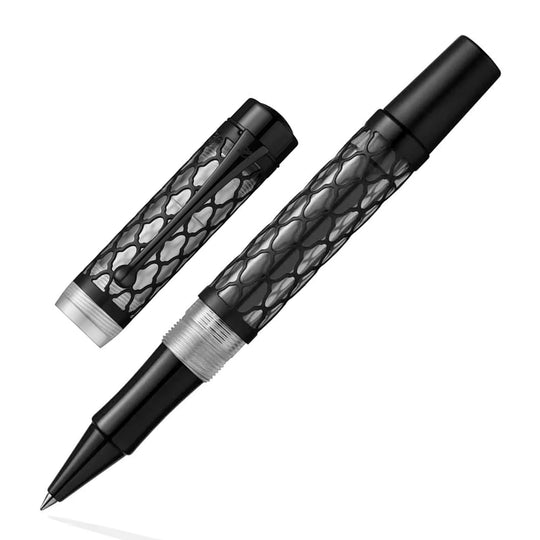 Laban Flora Roller Ball Pen - Black