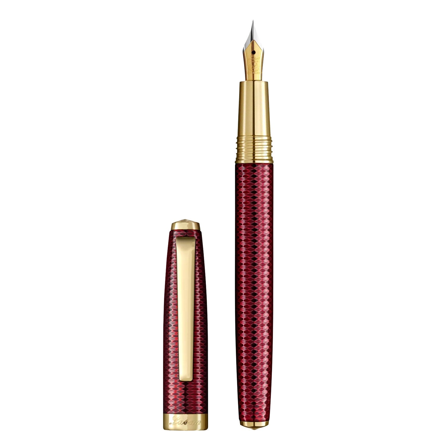 Laban Box Red Laban Gloria Fountain Pen - Ruby Red – Makoba
