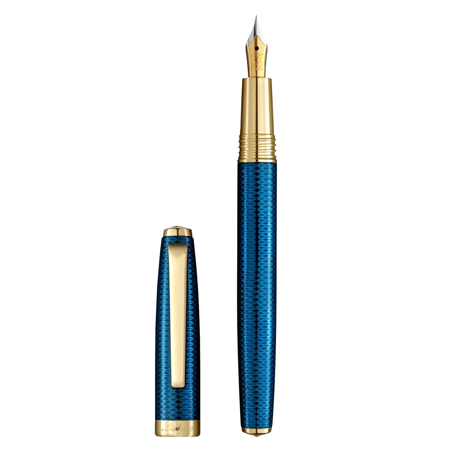 Laban Gloria Fountain Pen - Sapphire Blue – Makoba