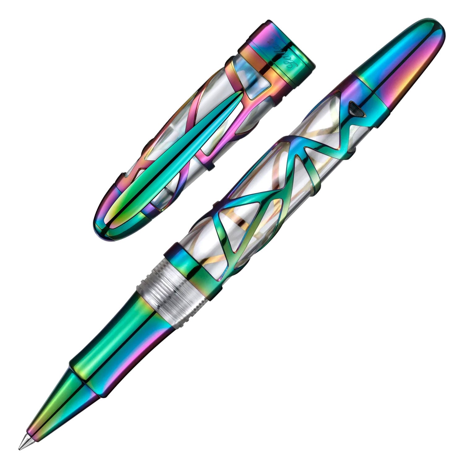 Laban Skeleton Roller Ball Pen - Rainbow – Makoba Private Limited