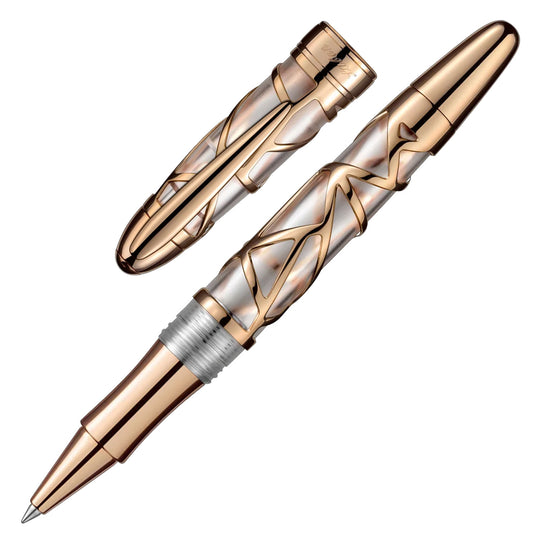 Laban Skeleton Roller Ball Pen - Rosegold