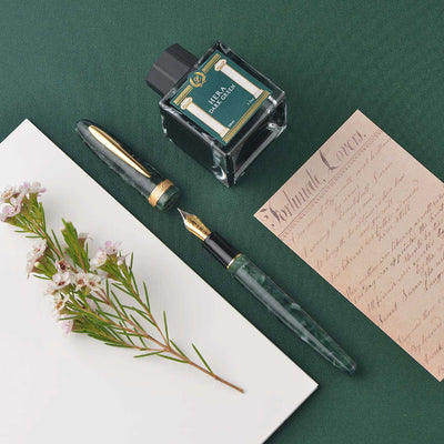Laban Taroko Fountain Pen - Emerald Green GT 3