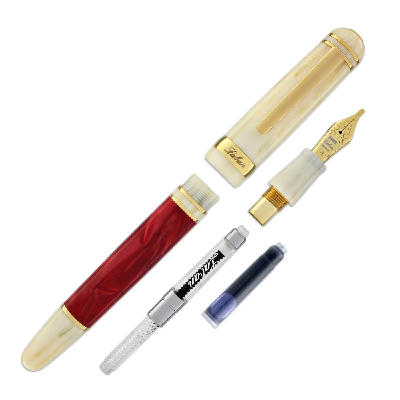 Laban 325 14K Gold Fountain Pen - Flame 2