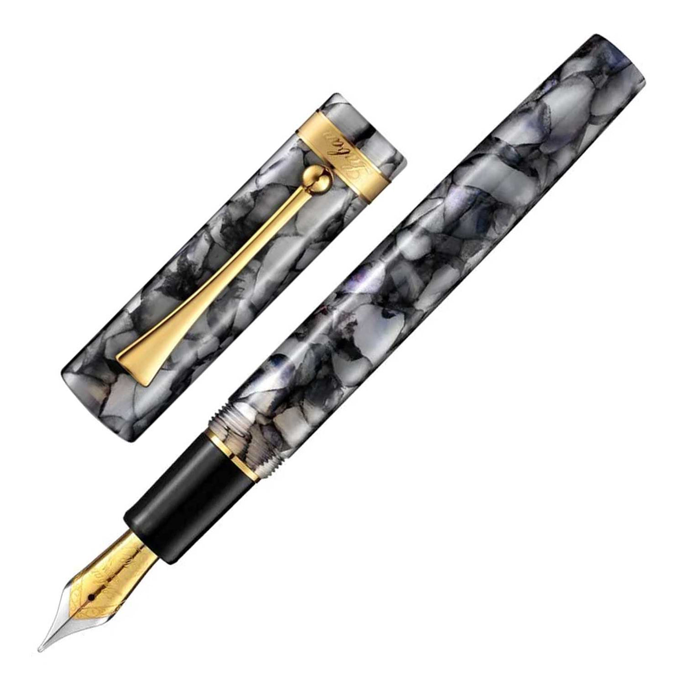 Laban Canyon Fountain Pen - Ice Crack GT 1