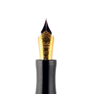Laban Ebonite Fountain Pen - Burgundy CT 3