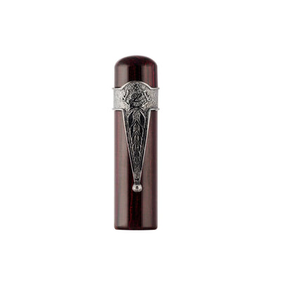 Laban Ebonite Fountain Pen - Burgundy CT 4