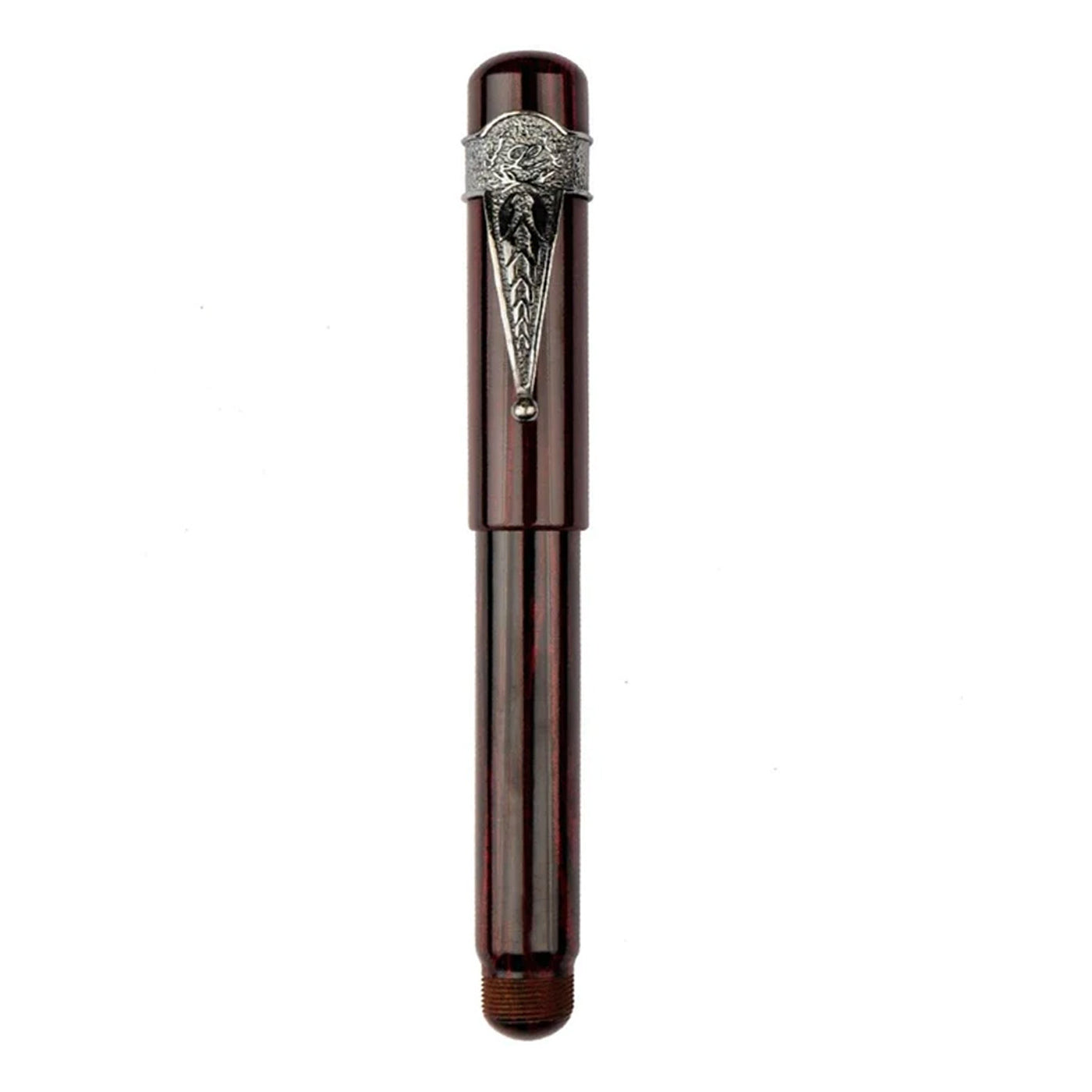 Laban Ebonite Fountain Pen - Burgundy CT 6