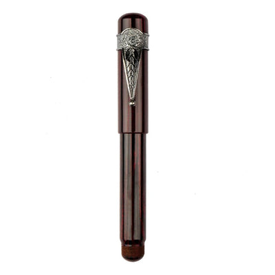 Laban Ebonite Fountain Pen - Burgundy CT 6