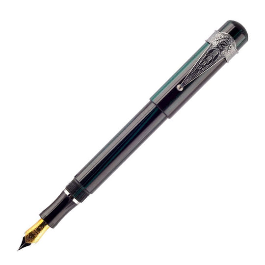 Laban Ebonite Fountain Pen - Green CT