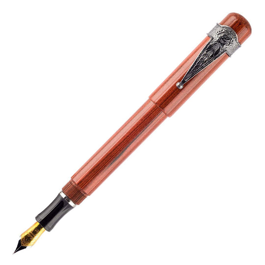 Laban Ebonite Fountain Pen - Orange CT