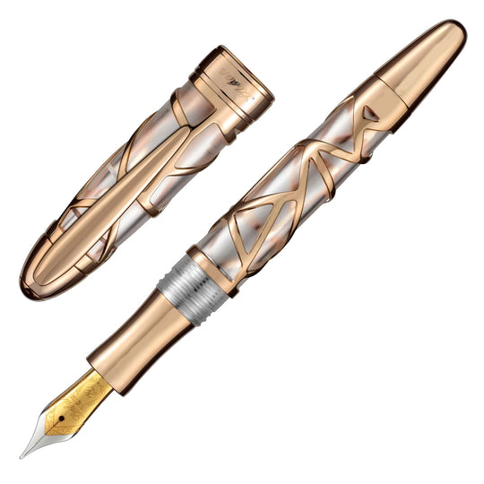Laban Skeleton Fountain Pen - Rosegold