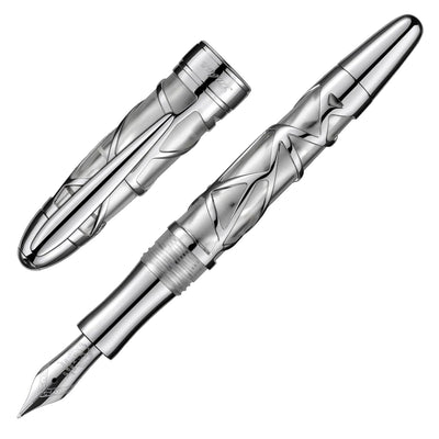 Laban Skeleton Fountain Pen - Silver 1