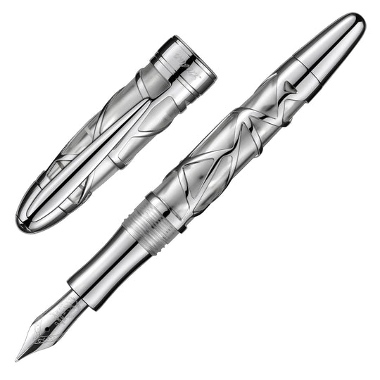 Laban Skeleton Fountain Pen - Silver