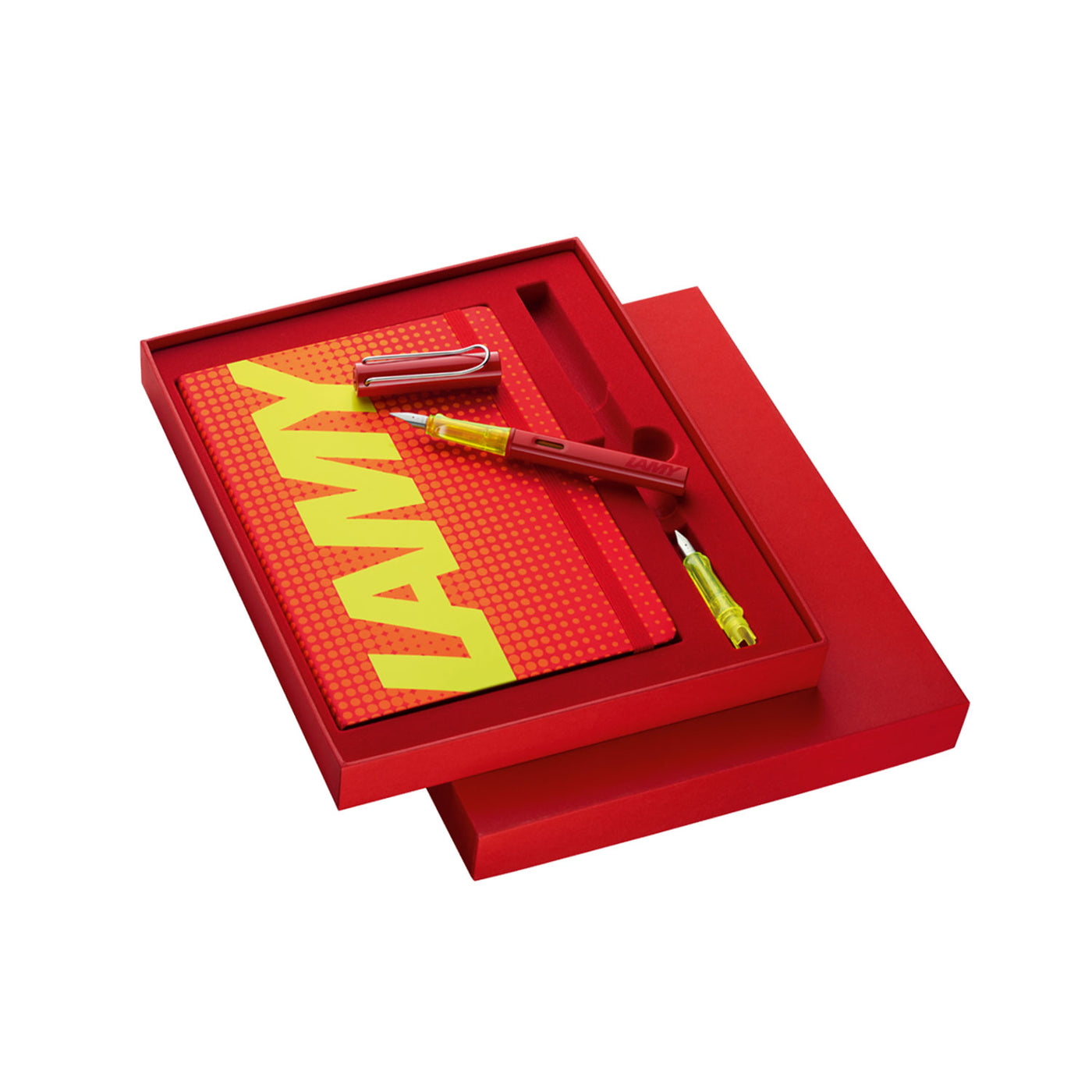 Lamy Git Set - ALstar Red Fountain Pen with A5 Red Notebook (Special Edition) 2