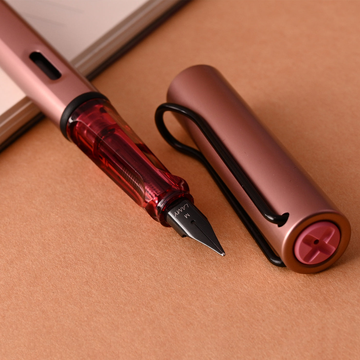 Lamy AL-Star Fountain Pen - Autumn Pink 10