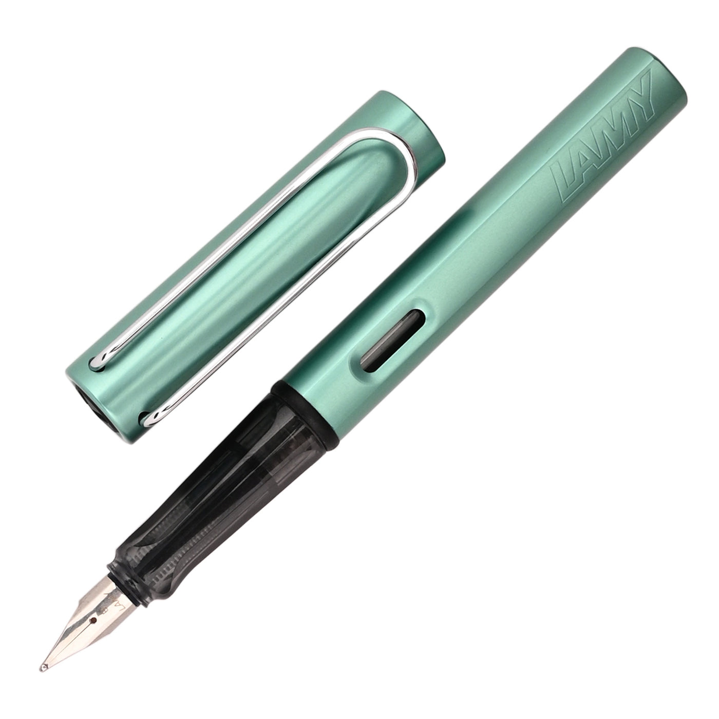 Lamy AL-Star Fountain Pen - Blue Green 1