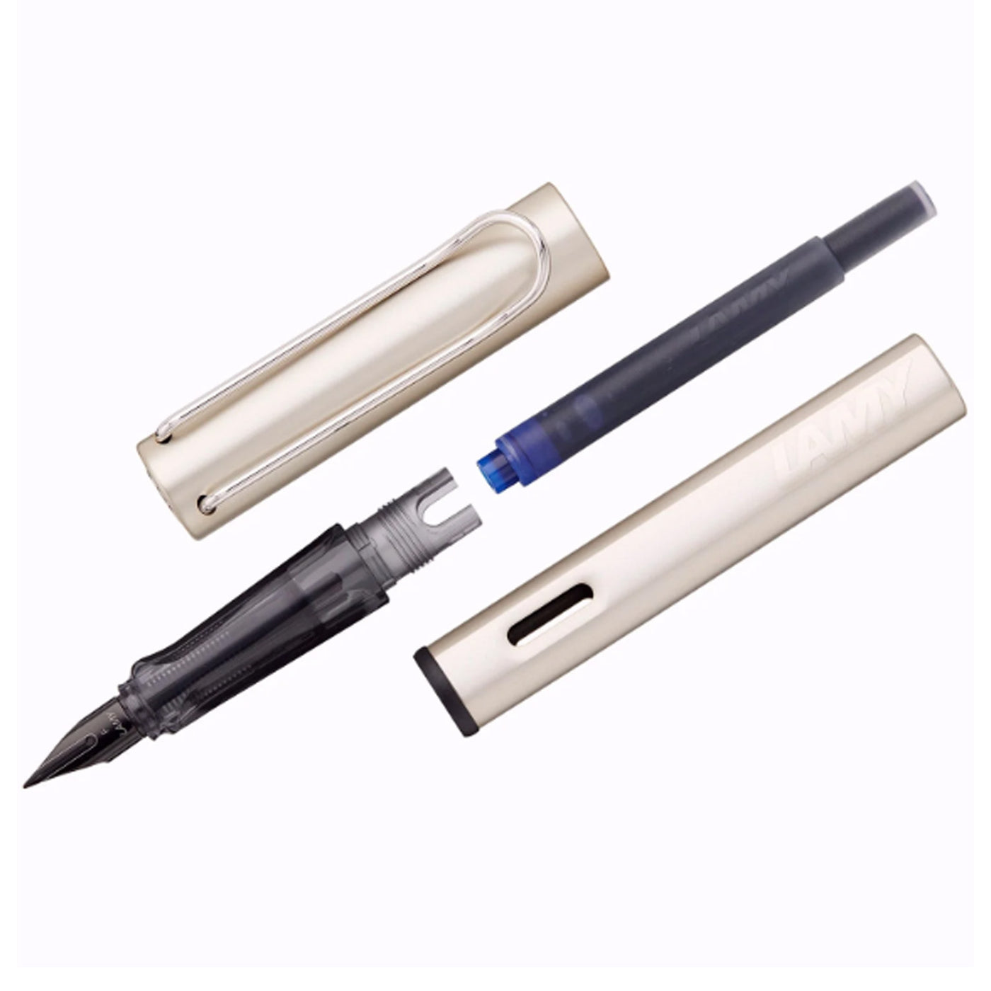 Lamy Lx Fountain Pen - Palladium 15