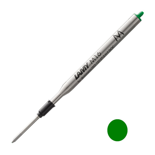Lamy M16 Ball Pen Refill - Green - Medium
