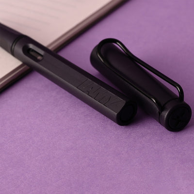 Lamy Safari Fountain Pen - Steel Black 9