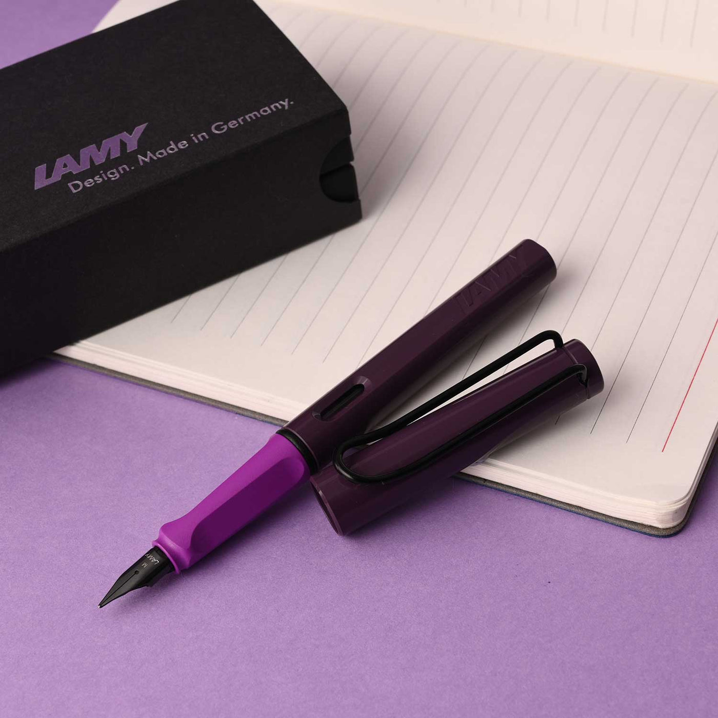 Lamy Safari Fountain Pen - Violet Blackberry (Special Edition) 7
