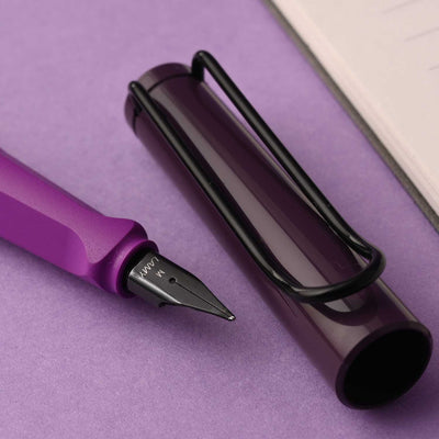 Lamy Safari Fountain Pen - Violet Blackberry (Special Edition) 9