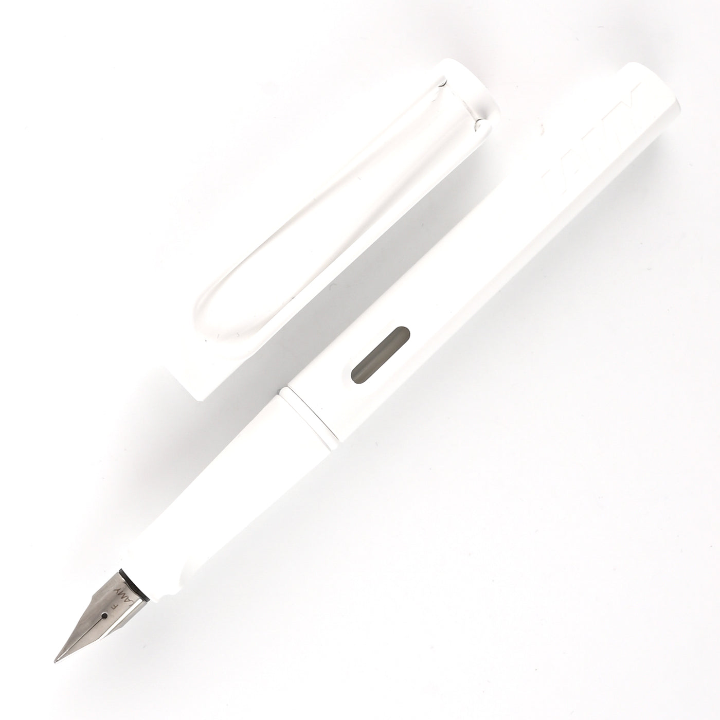 Lamy Safari Fountain Pen Multi Ring Set - All White (Special Edition) 2