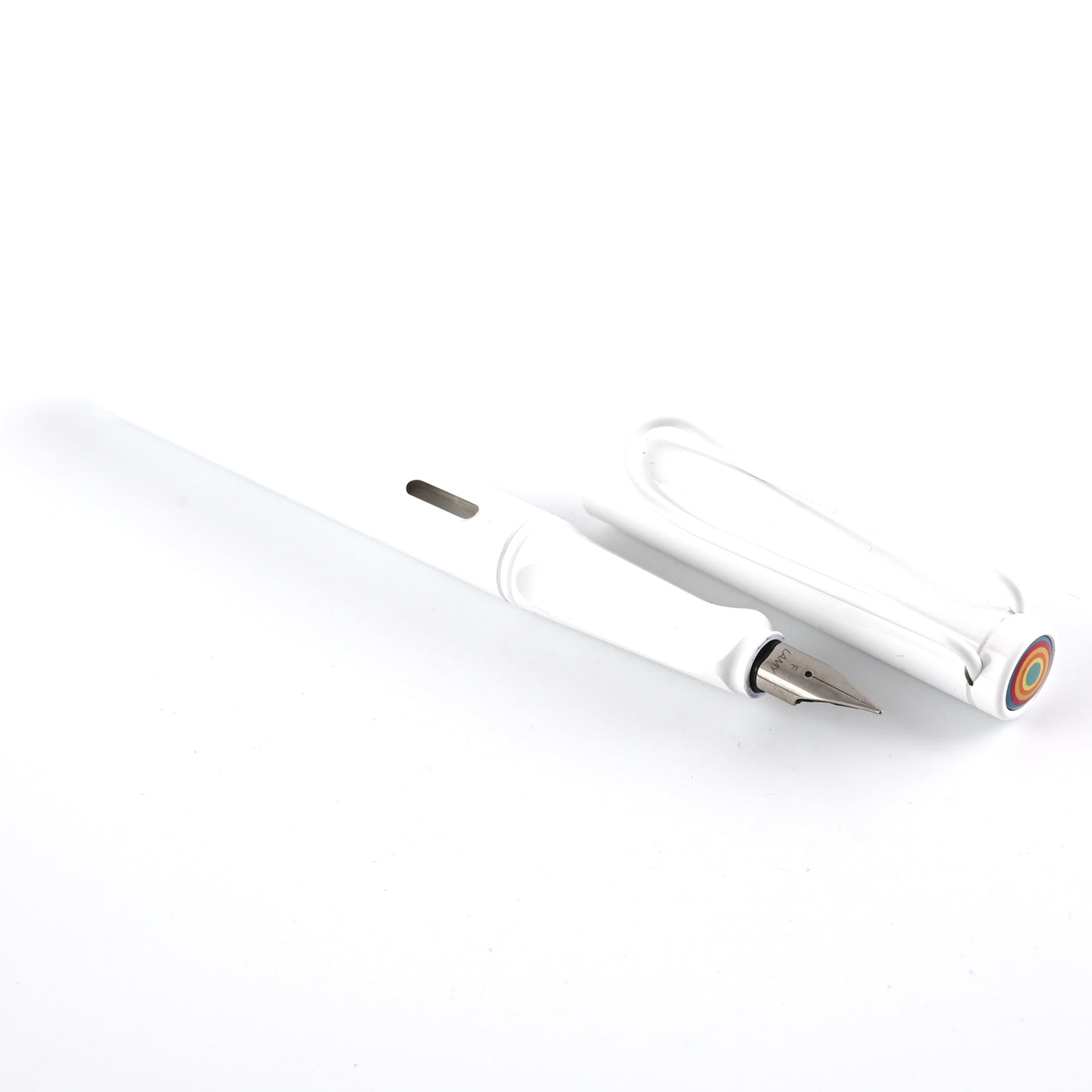 Lamy Safari Fountain Pen Multi Ring Set - All White (Special Edition) 3