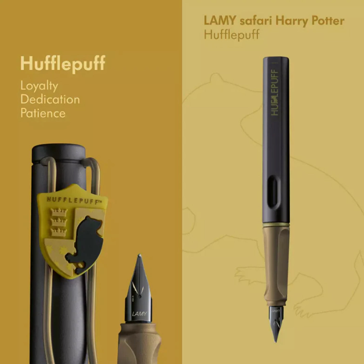 Lamy Safari Harry Potter Fountain Pen - Hufflepuff (Special Edition)