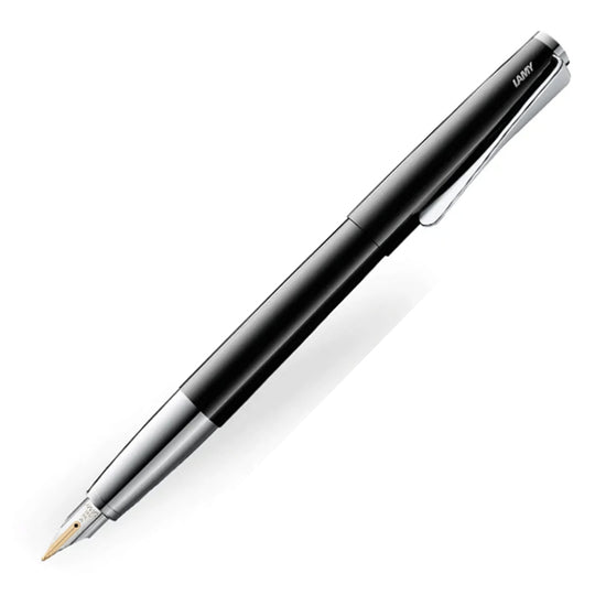 Lamy Studio 14K Gold Fountain Pen - Pianoblack CT