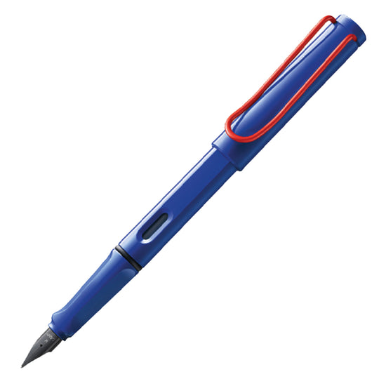 Lamy Safari Fountain Pen - Blue/Red (Special Edition)