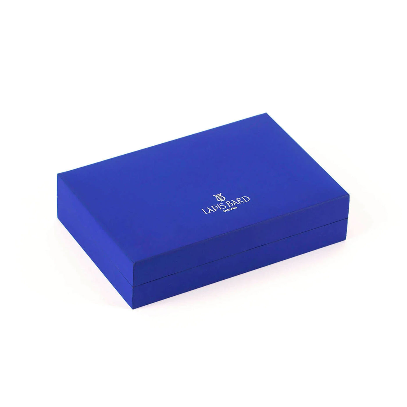 Lapis Bard Gift Set - Contemporary Blue Ball Pen with Shard Blue Gold Cufflinks 5