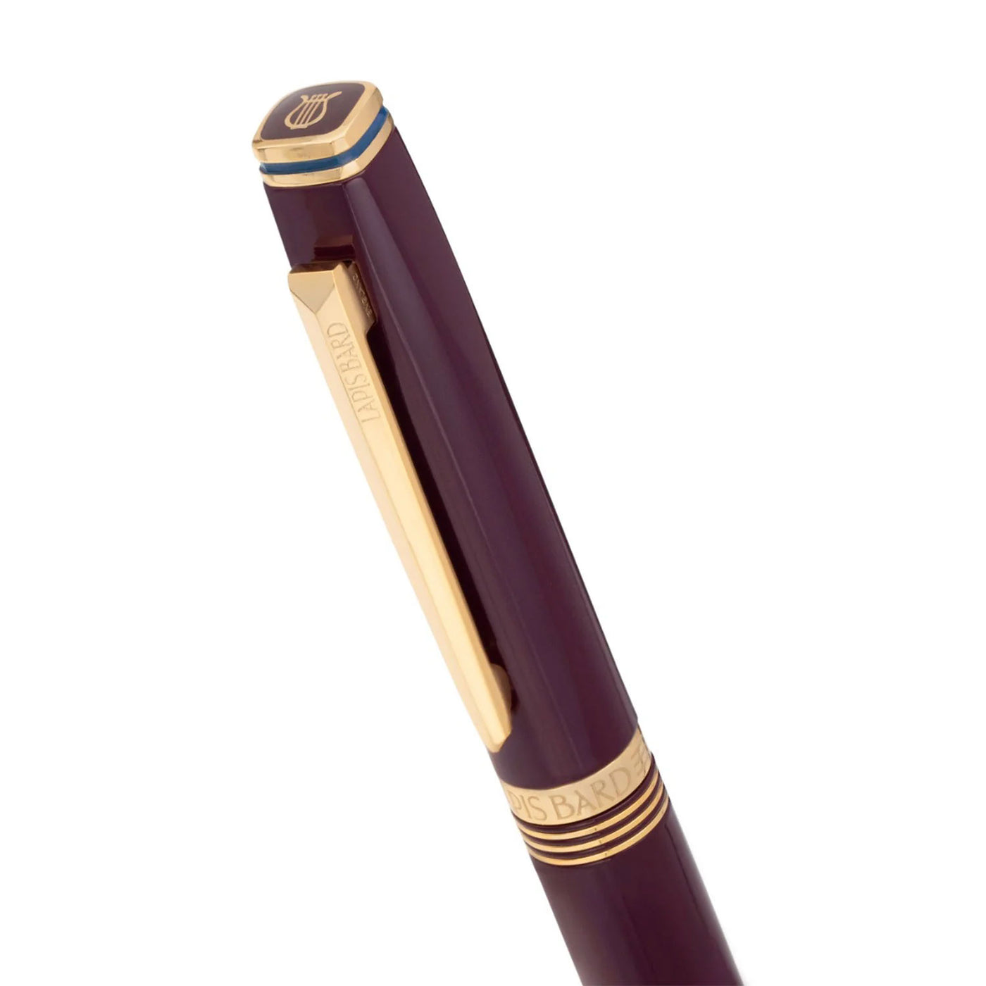 Lapis Bard Gift Set - Contemporary Bordeaux Ball Pen with Ducorium Bordeaux Wallet 4