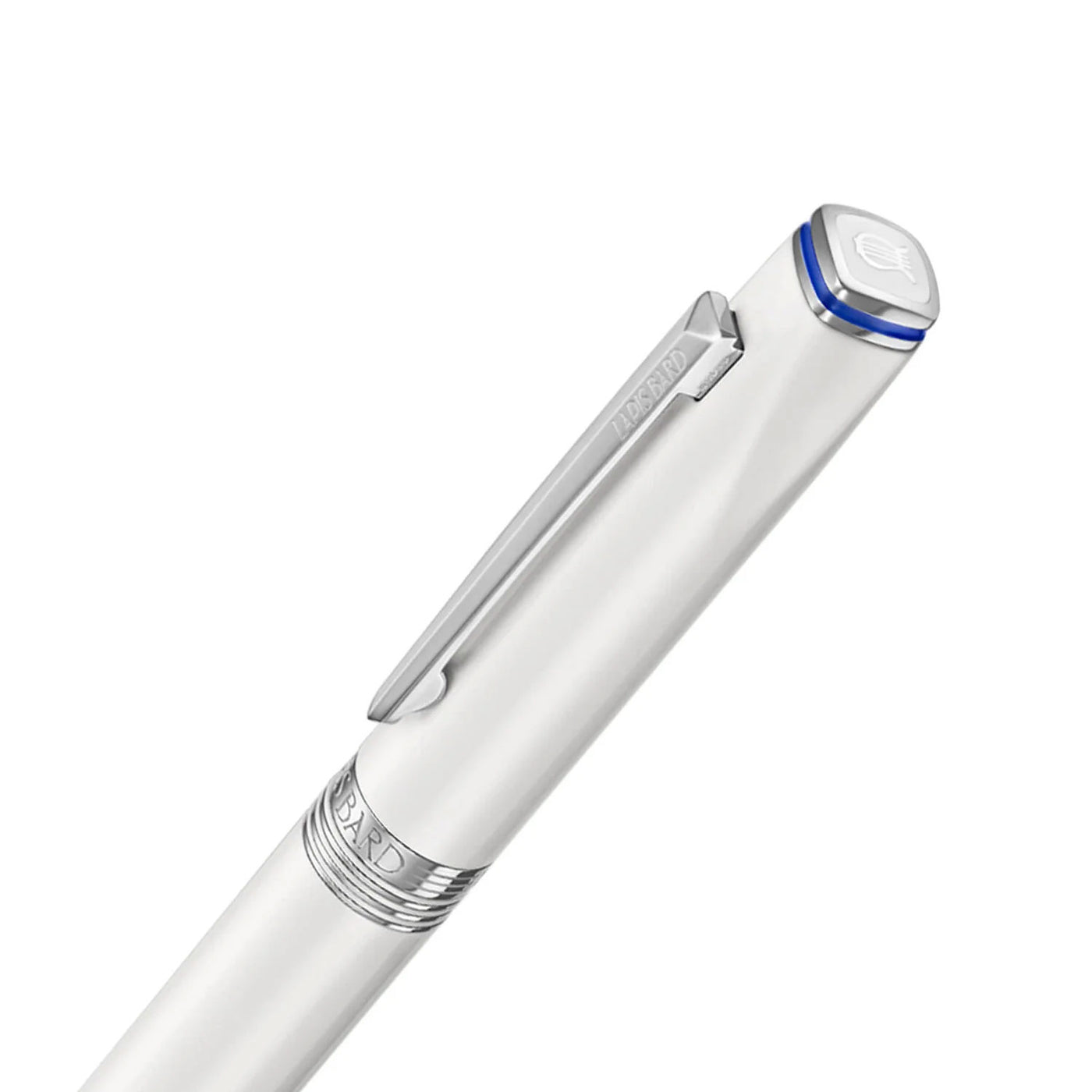 Lapis Bard Contemporary Roller Ball Pen Pearl White 4