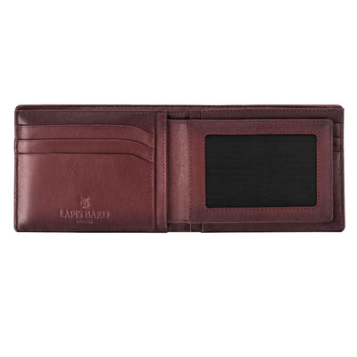 Lapis Bard Ducorium Bifold Evening 6cc Wallet with Additional Sleeve - Bordeaux 2