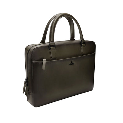 Lapis Bard Ducorium Spencer 14inch Slim Laptop Briefcase - Olive 1