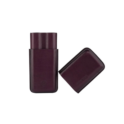 Lapis Bard Ducorium Moulded 2 Pen Case - Bordeaux 3