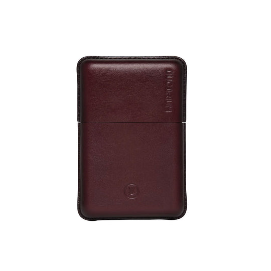 Lapis Bard Ducorium Moulded Card Case - Bordeaux
