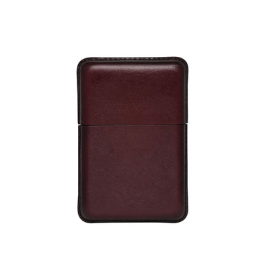 Lapis Bard Ducorium Moulded Card Case - Bordeaux