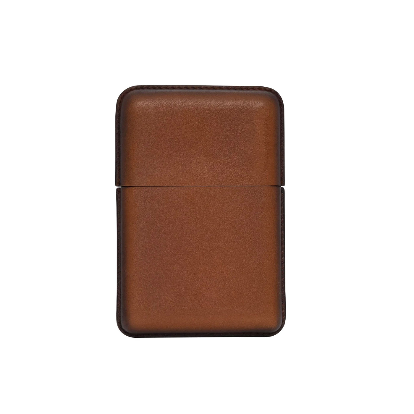 Lapis Bard Ducorium Moulded Card Case - Cognac