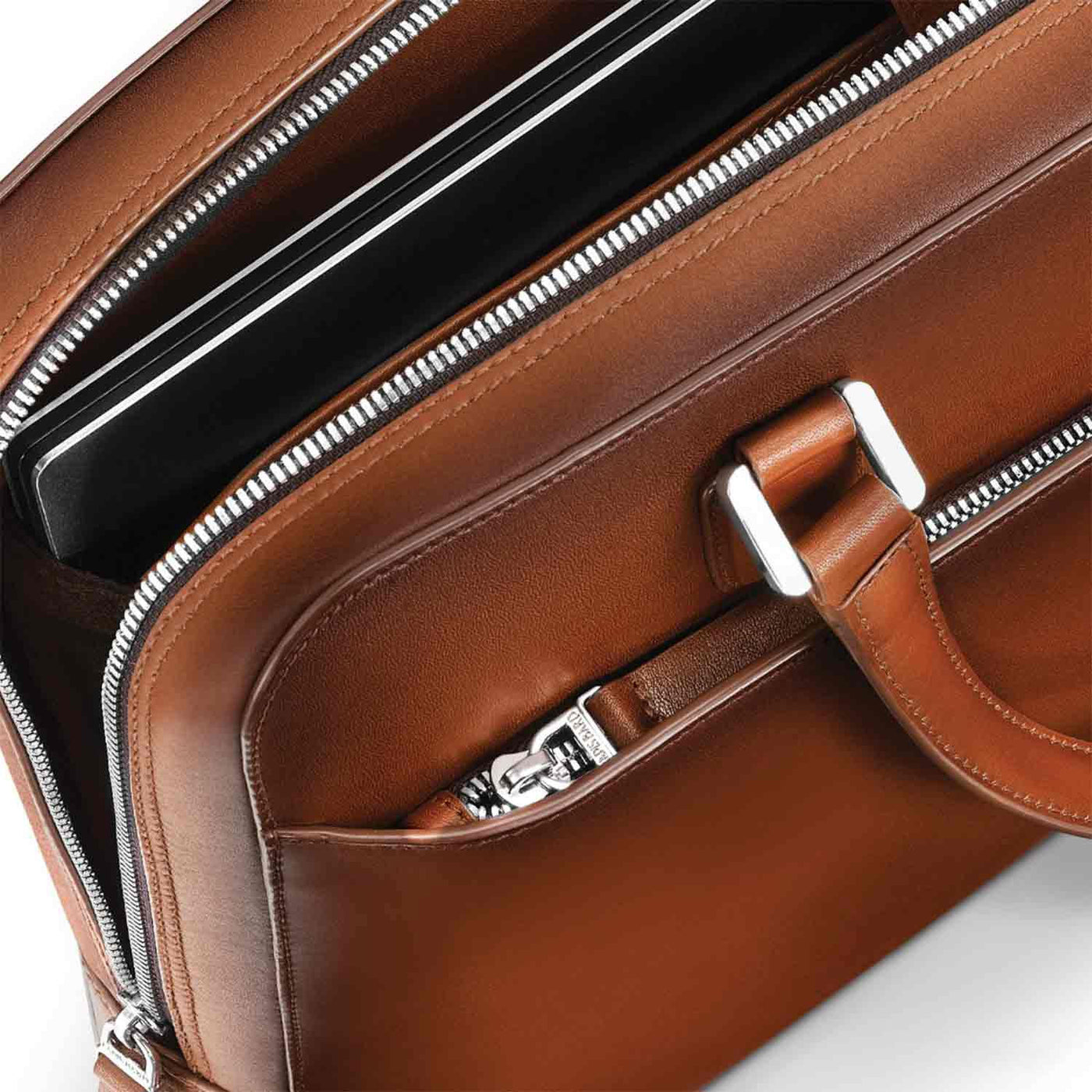 Lapis Bard Ducorium Spencer Laptop Business Bag Cognac - 14" Slim 3
