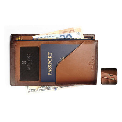 Lapis Bard Ducorium Travel Wallet Cognac 2