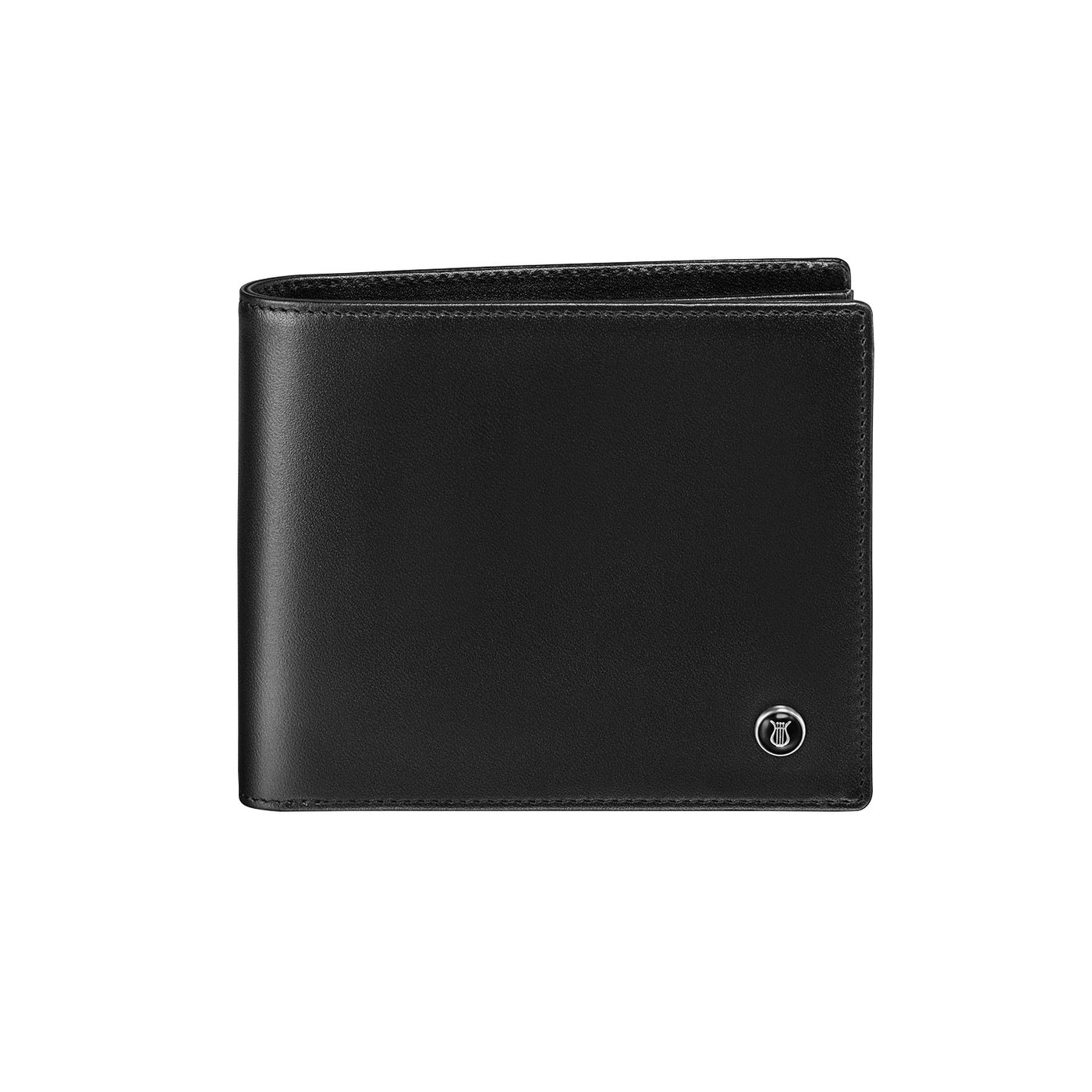 Lapis Bard Mayfair Bifold 6cc Wallet with Additional Sleeve - Black