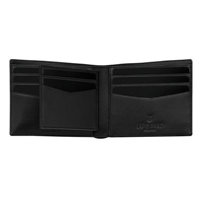 Lapis Bard Mayfair Bifold 6cc Wallet with Additional Sleeve - Black 2