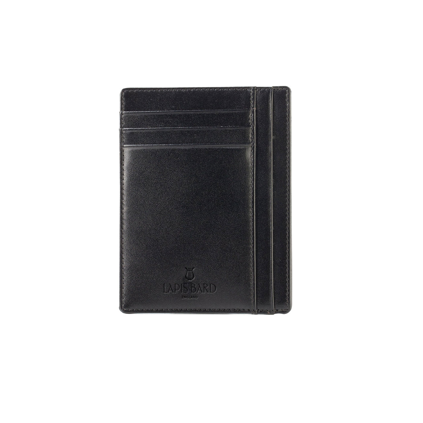 Lapis Bard Mayfair 6cc Credit Card Holder - Black 1