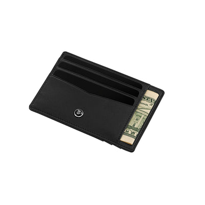 Lapis Bard Mayfair 6cc Credit Card Holder - Black 3